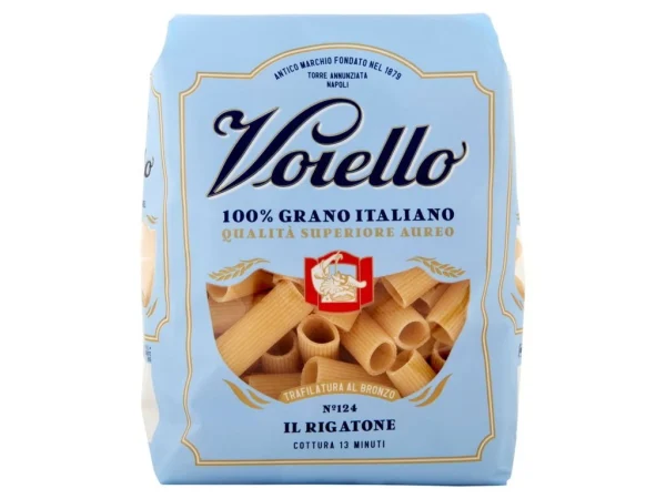 Balenie cestovín Voiello Mezzi Rigatoni N°123 500g z tvrdej pšenice