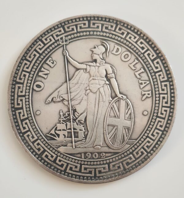 Strieborná minca - The British Trade Dollar